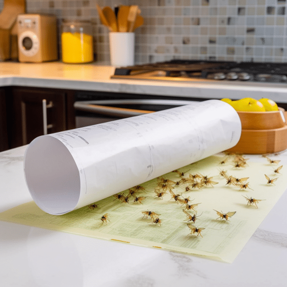 no more buzzing nuisances with fly trap stickers