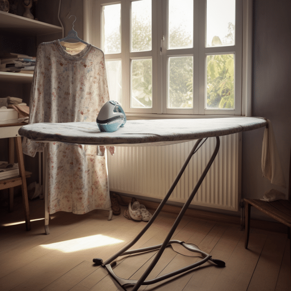 store ironing board easily when not in use
