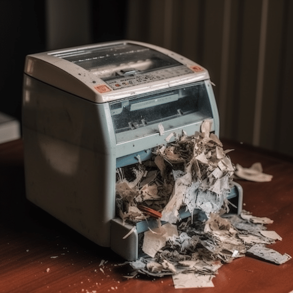 turn shredded paper into eco friendly recycled materials