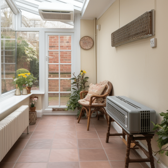 upgrade conservatory with efficient central heating system