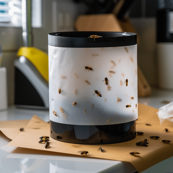 use fly traps to deter pesky flies