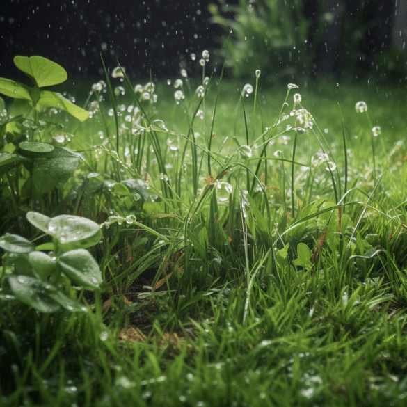 using weed killer while raining is ineffective