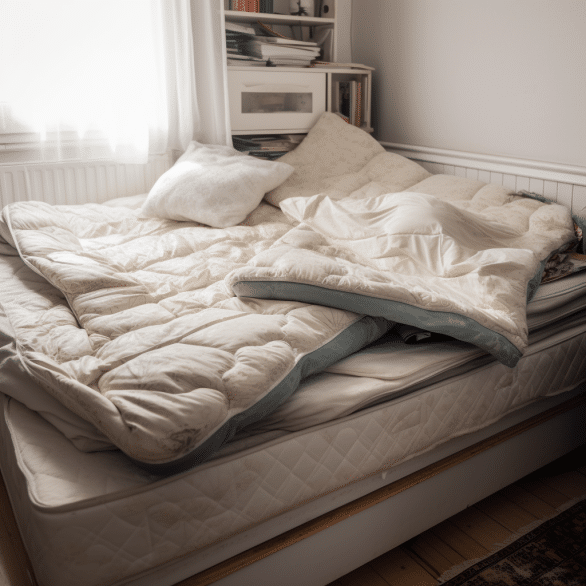 weighty individual ruins mattress due to excessive load