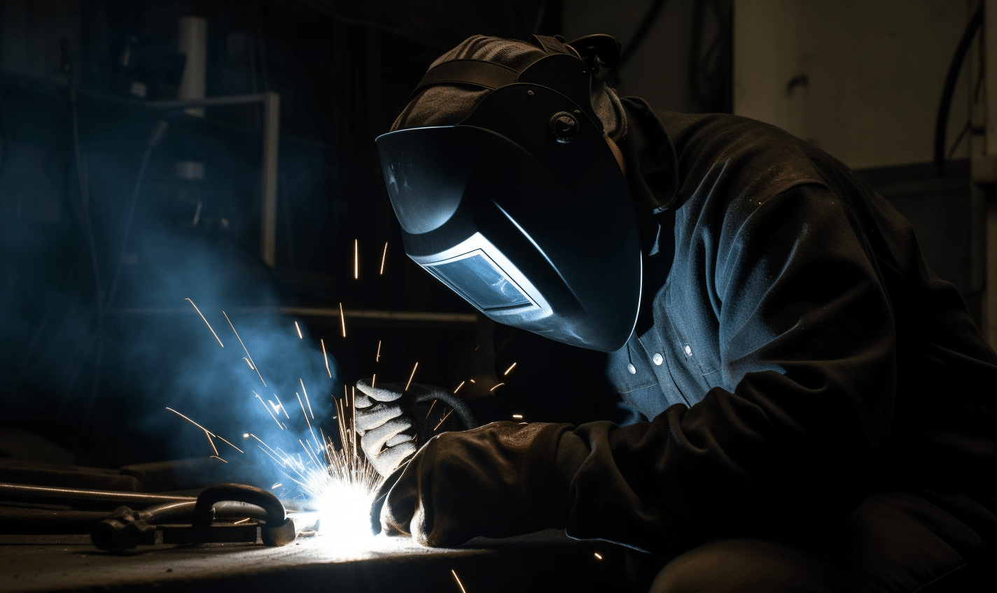 what causes holes in mig welding