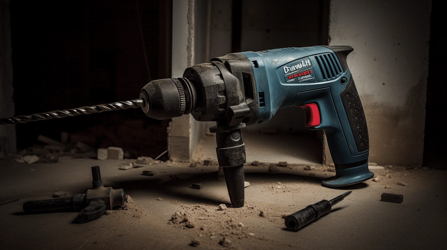 why wont my hammer drill go through concrete